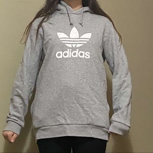 Adidas hoodie with zipper pockets